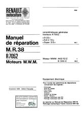 Manuel de réparation - MR38A sur les moteurs MWM AKD112Z